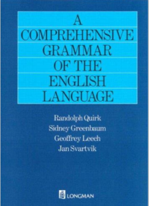 A Comprehensive Grammar the English Language