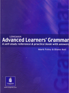 Advanced Learner’s Grammar.