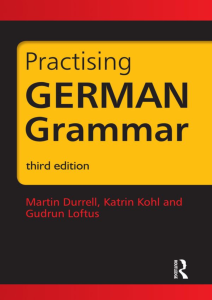Practising German Grammar Book
